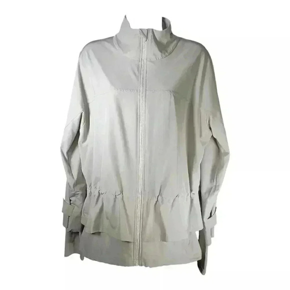 Sweaty Betty Fast Lane Jacket Running Track Athletic Full Zip Mint Green 14 - Picture 2 of 8